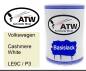 Preview: Volkswagen, Cashmere White, LE9C / P3: 500ml Lackdose, von ATW Autoteile West.